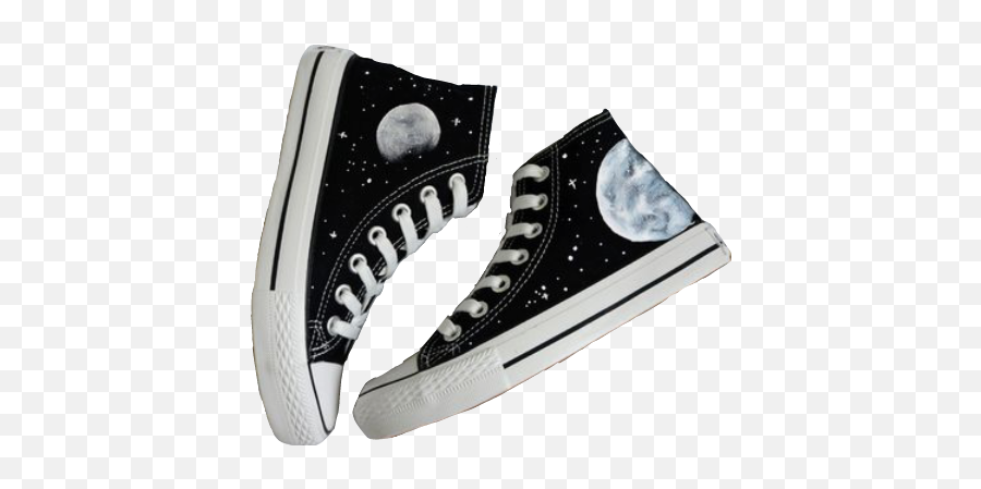 Galaxy Universe Converse Shoes Sticker - Sneakers Emoji,Emoji Converse
