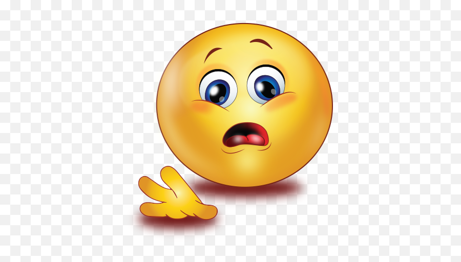 Scared Open Hand Saying No Emoji - Confused Math Emoji,Animated Emoji For Facebook