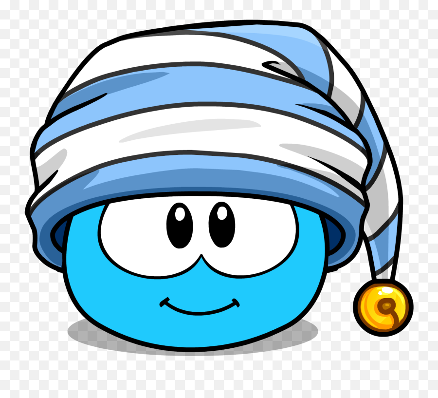 Night Cap - Club Penguin Puffle Gif Transparent Emoji,Exasperated Face Emoticon