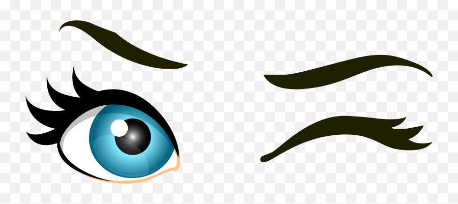 Blue Winking Eyes Png Clip Art - Winking Eyes Png Brown Eyes Transparent Background Emoji,Blue Eye Emoji