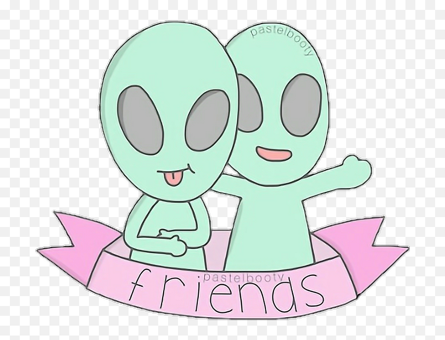 Aliens Tumblr Sticker By - Alien Friends Emoji,Copy Paste Emoji Tumblr