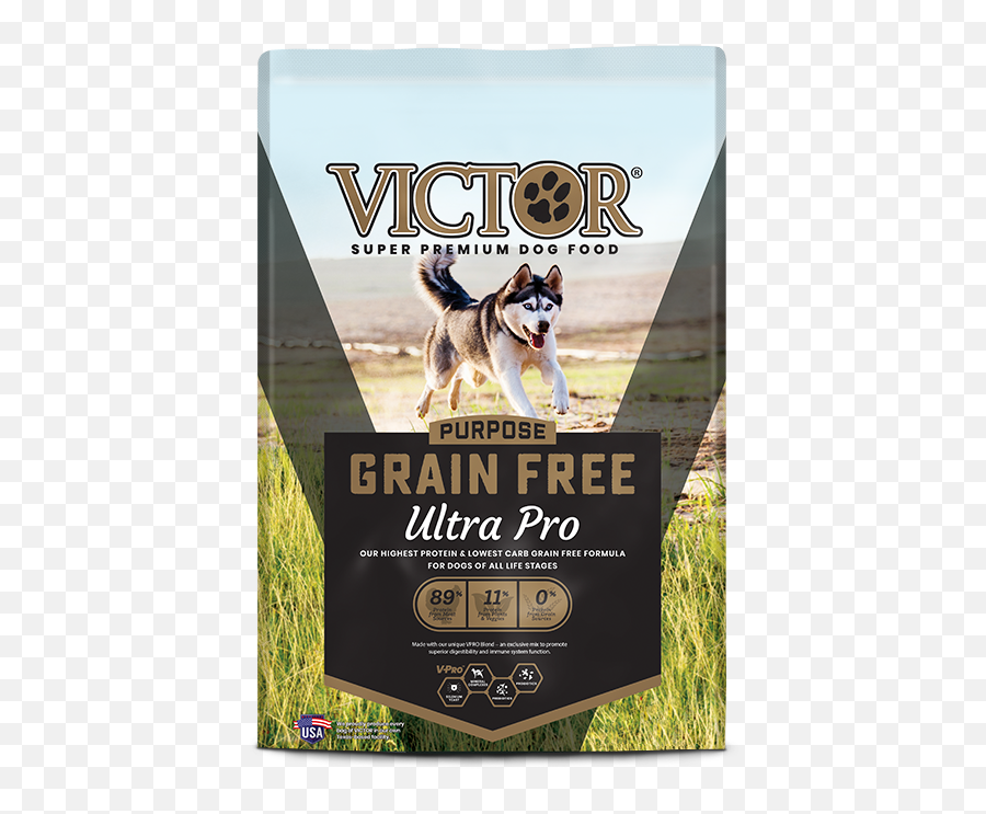 Grain Free Ultra Pro Victor Pet Food - Victor Dog Food Emoji,Dog Emotion 50% Up