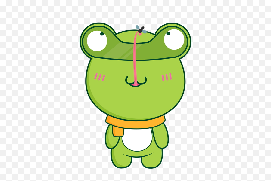Biubiu Frog By Danielle Poirier - Dot Emoji,How To Make A Frog Emoticon On Facebook