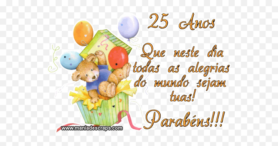 Library Of 25 Aniversario Clip Art - Feliz Aniversário De 25 Anos Emoji,Emojis Aniversário