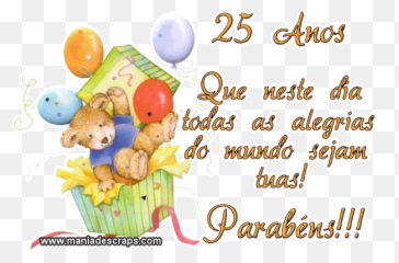 Library Of 25 Aniversario Clip Art - Feliz Aniversário De 25 Anos Emoji,Emojis Aniversário