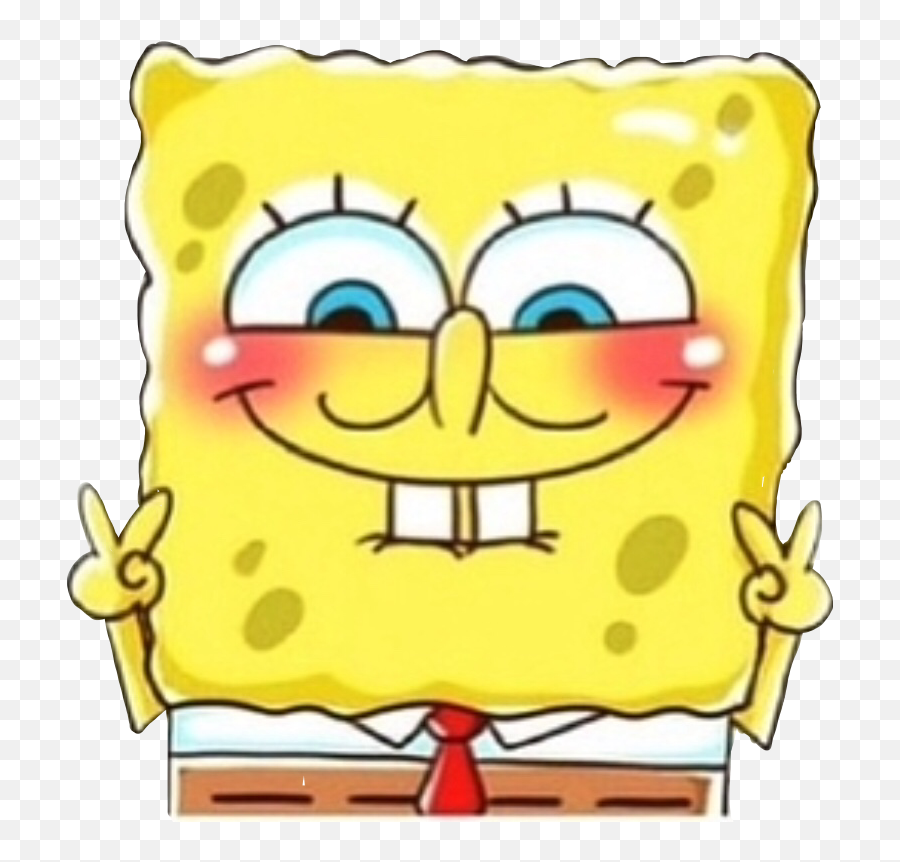 Sticker Madebyme Spongebob Cute Sponge Sticker By Kk - Sponge Bob Spongebob Squarepants Emoji,Sponge Emoji