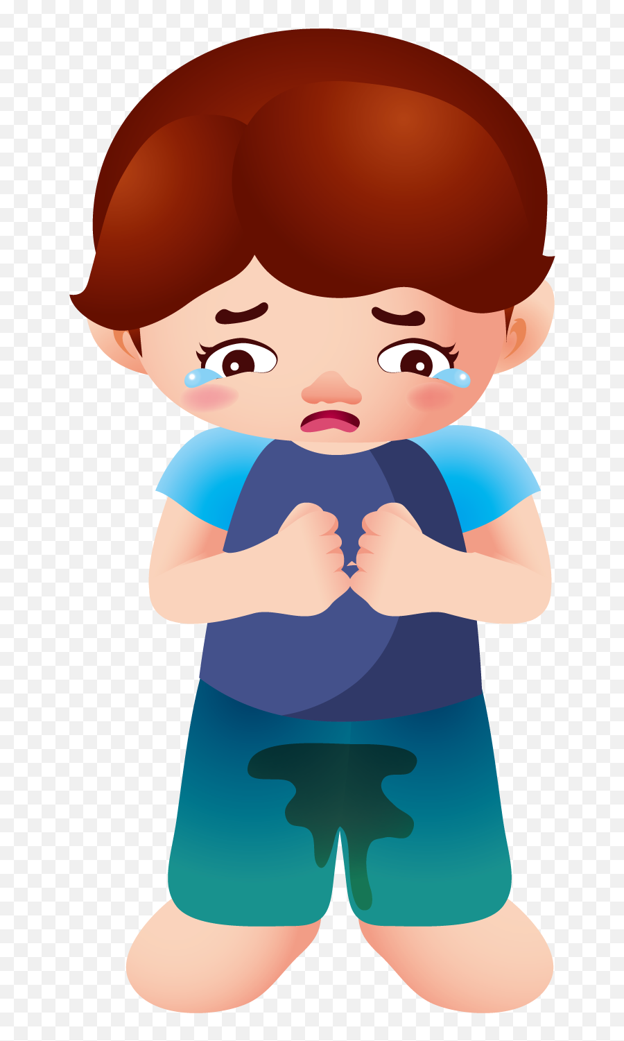 Boy Cartoon Clip Art - Sad Boy Clipart Emoji,Ariana Grande Kawaii Emoticon