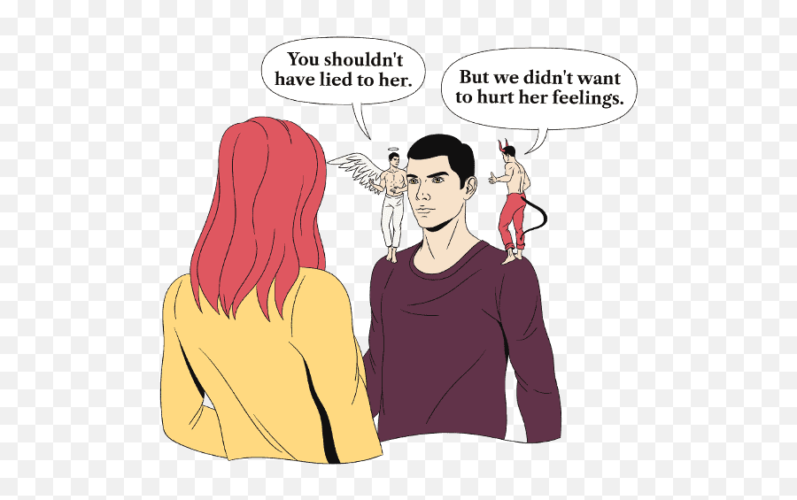 He Lies To The Truth Why Men Do Lie - Conversation Emoji,Boyfriend Playing On Emotions