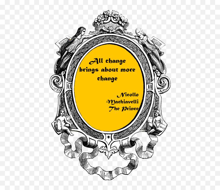 Niccolo Machiavelli And Morim Kang - Vintage Ornate Frame Png Emoji,Emotion And Existentialism Jean Paul Sartre