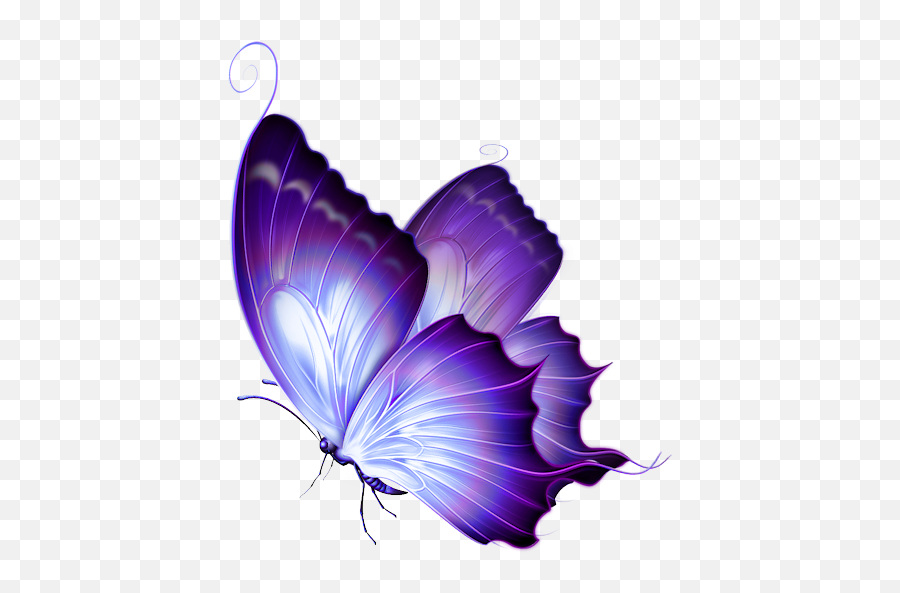Purple Butterfly Leaving Hands Clipart - Butterfly Png For Editing Emoji,Purple Butterfly Emojis