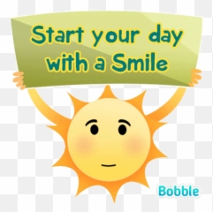 Via Giphy - Good Morning Start Your Day With A Smile Sticker Emoji,Eagles Gif Emoticon