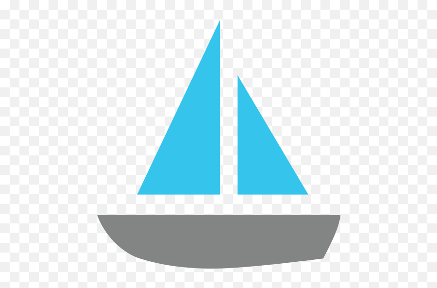 Sailboat - Sailboat Emoji,Sailboat Emoji