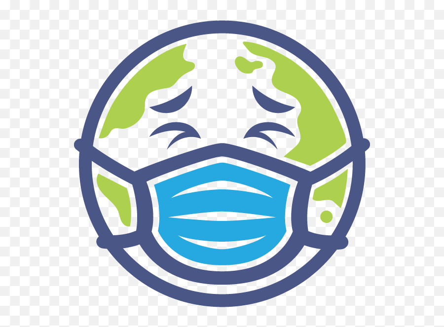 Pin - Earth Wearing A Mask Png Emoji,Anime Emoticon Anti Dust Face Mask