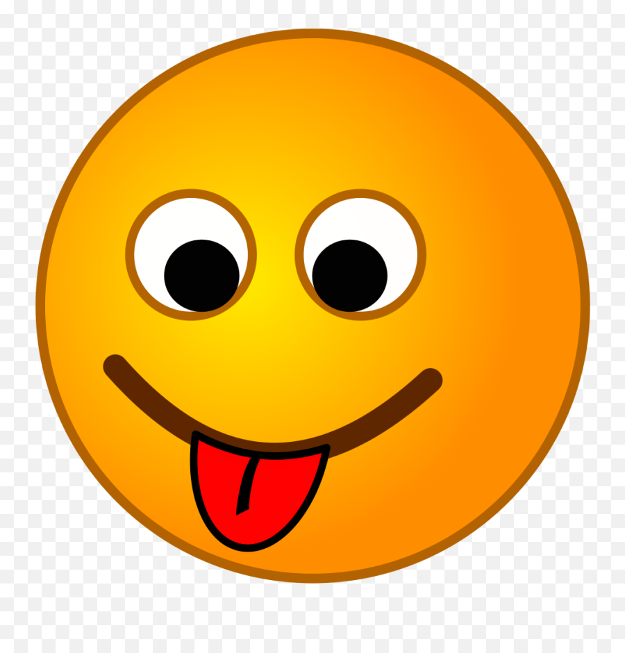 File - Smiley Tongue Clipart Emoji,Tongue Sticking Out Sound Emoticon