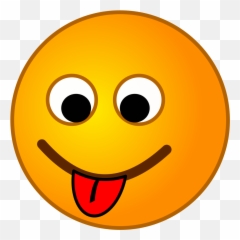 File - Smiley Tongue Clipart Emoji,Tongue Sticking Out Sound Emoticon