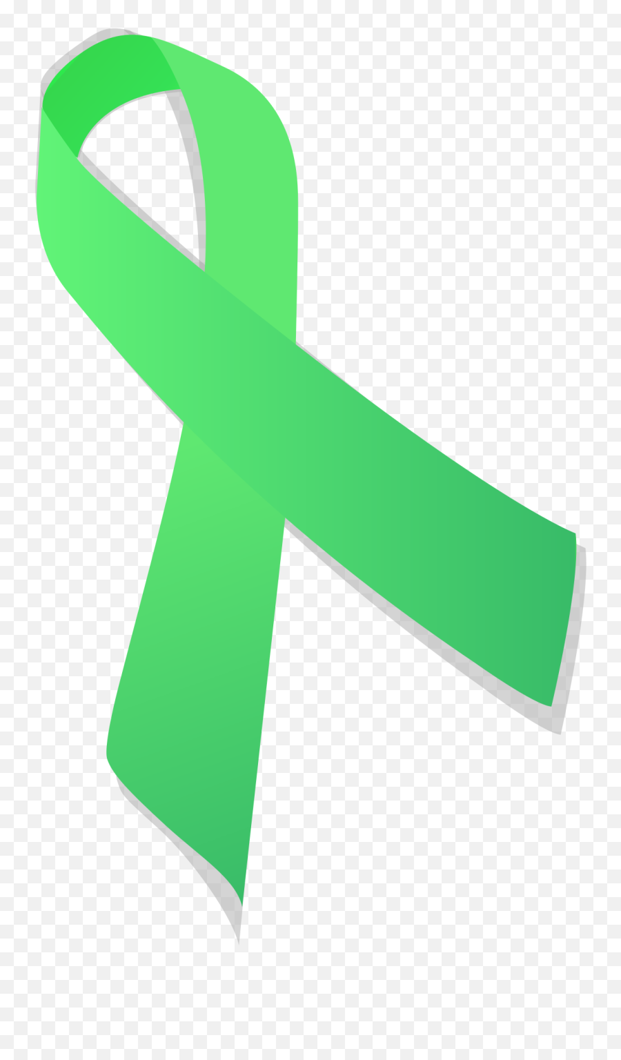 Bright Green Ribbon - Logo Cerebral Palsy Symbol Emoji,October Ribbon Emoji