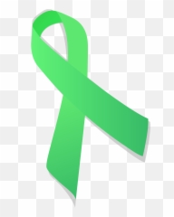 Bright Green Ribbon - Logo Cerebral Palsy Symbol Emoji,October Ribbon Emoji