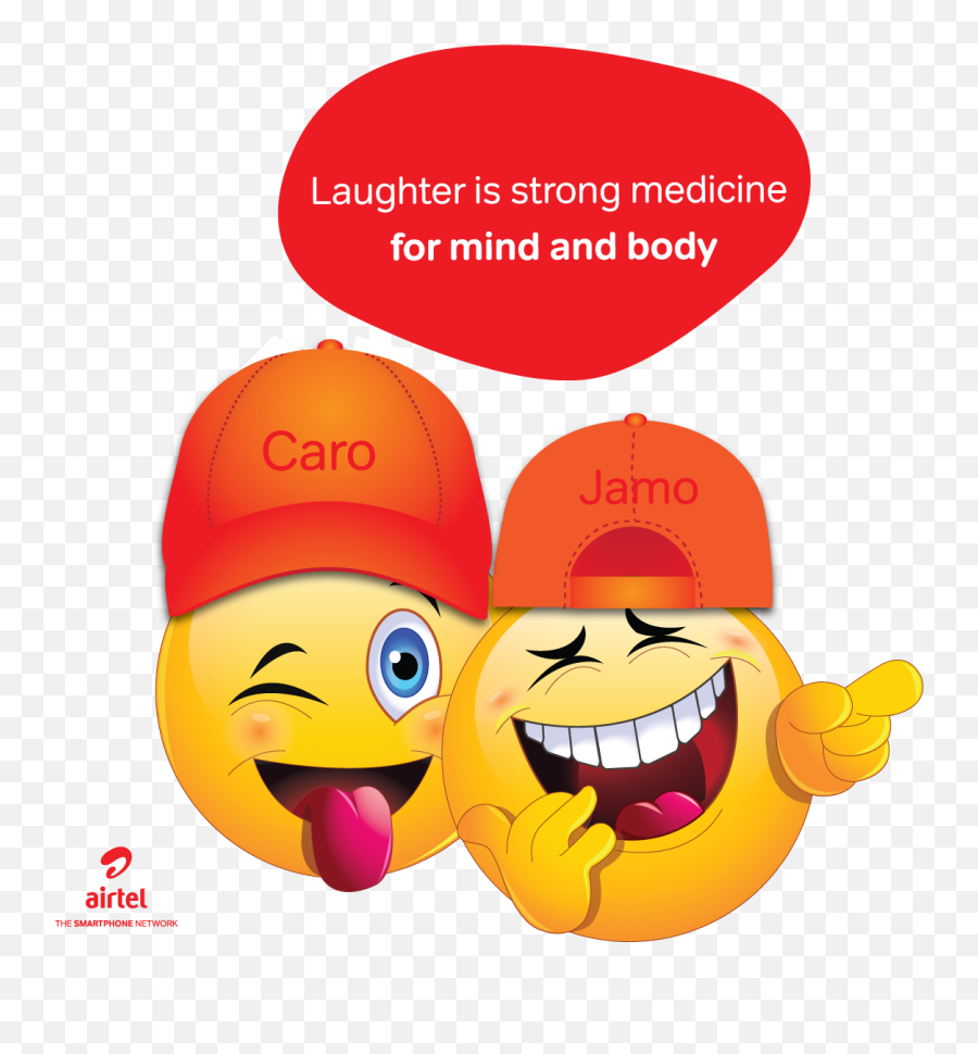 Airtel Kenya On Twitter Laughter Is Strong Medicine For - Emoji Funny Sticker Png,Never Mind Emoticon