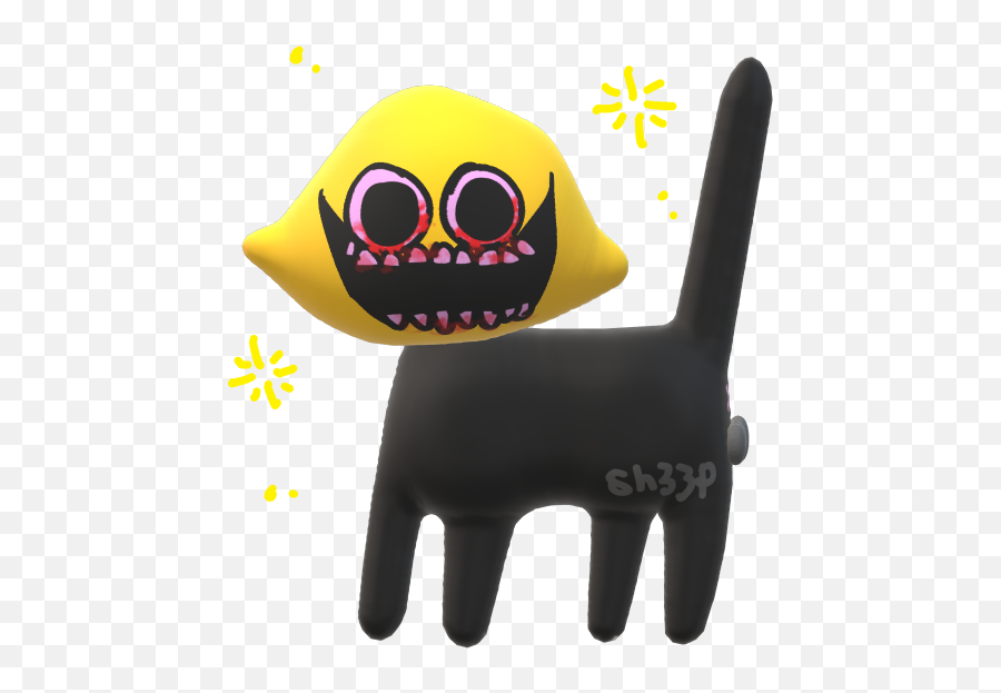 Lemon Cat By Sh33psh33p On Newgrounds - Happy Emoji,Cat With Gun Emoticon