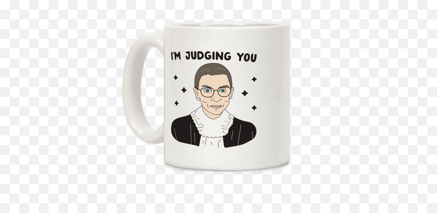 Ruth Bader Ginsburg Coffee Mugs Lookhuman - Rbg Birthday Card Emoji,Mugs Emoticon Amazon Price