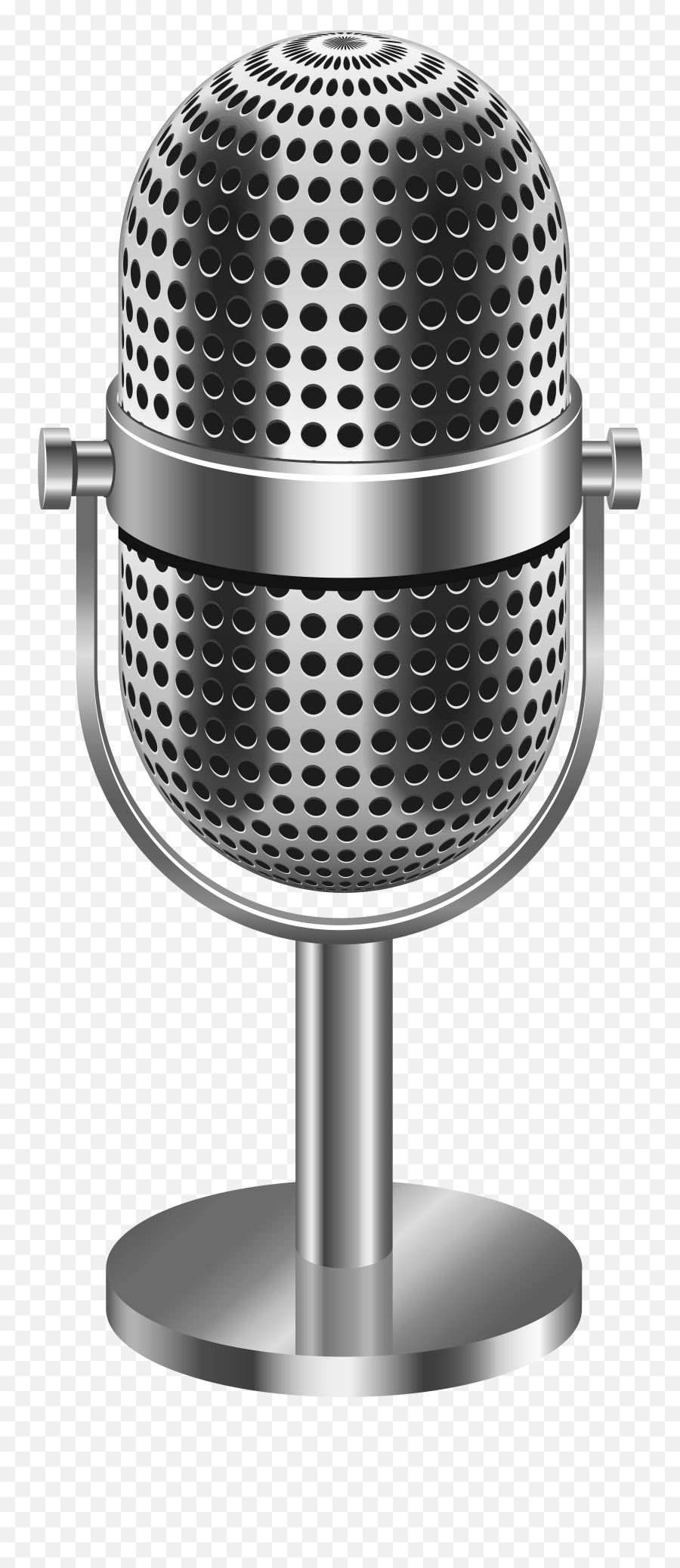 Microphone Transparent Image Png 2 - Clipartix Emoji,Emojis Mic