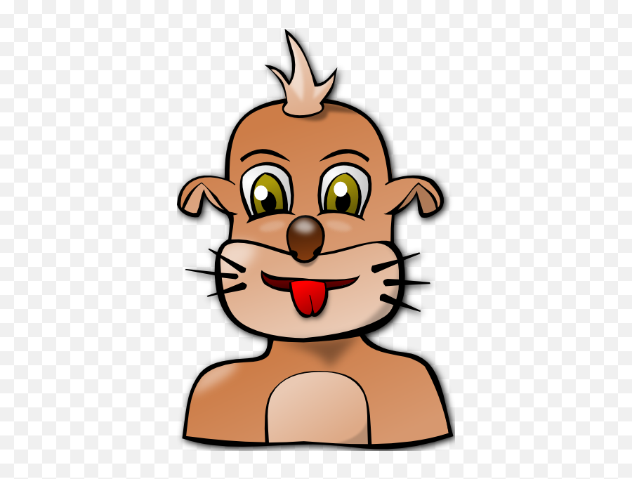Dog Face Cartoon Clip Art 127780 Free Svg Download 4 Vector Emoji,Doge Face Emoticon