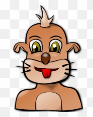 Dog Face Cartoon Clip Art 127780 Free Svg Download 4 Vector Emoji,Doge Face Emoticon