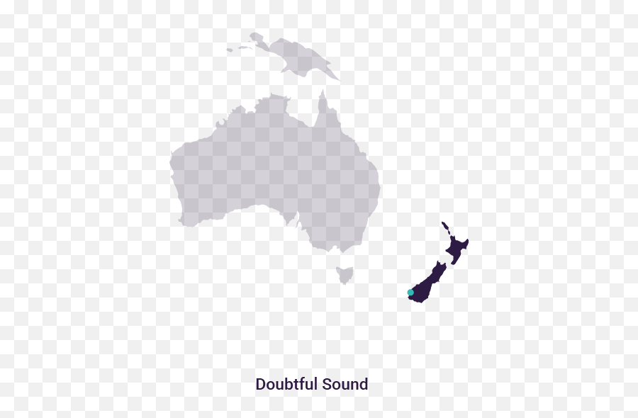 Kayak Remote Doubtful Sound - Map Of New Zealand Emoji,Emotions Kayak