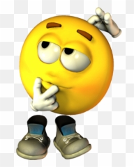 Thinking Smiley - Wwwfacebookcompagesgreatjokesfunny Wondering Face Cartoon Gif Emoji,Funny Emoji