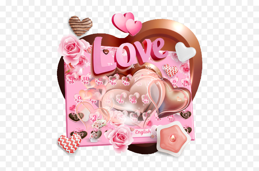 Chocolate Love Keyboard Theme U2013 Google Play - Day Emoji,Totoro Emoticons