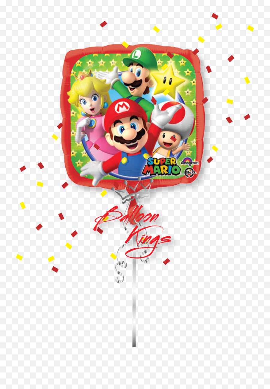 Super Mario Bros Group - Super Mario Balloon Emoji,Mario Bros Emoji