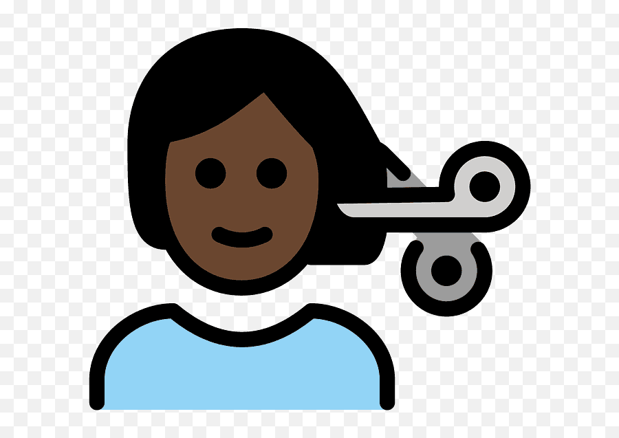 Person Getting Haircut Emoji Clipart - Happy,Hair Cut Emoji