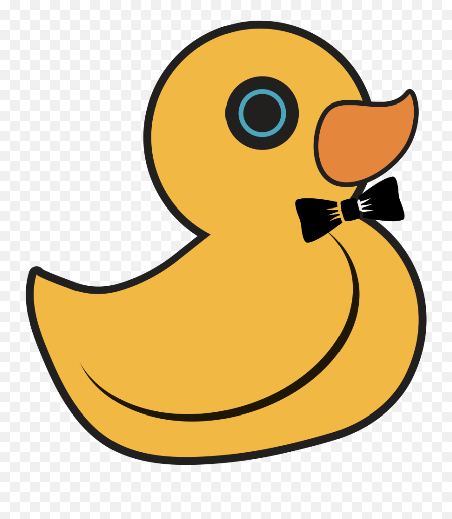 Home - Rubber Duck With Bow Tie Emoji,Rubber Duck Emoji