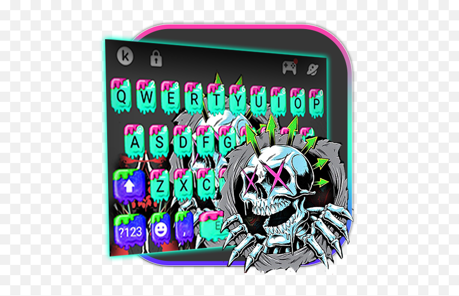 22 Skeleton Graffiti Keyboard Theme Alternative Apps 2020 - Iphone Wallpaper Blink 182 Emoji,Sneaker Emoji Keyboard