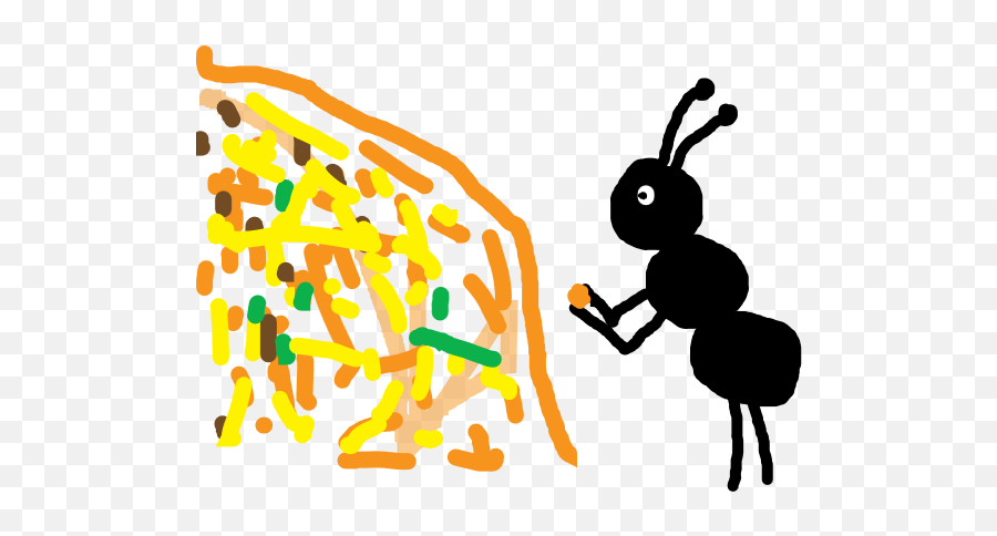 Grasshopper Clipart Ant Grasshopper Ant Transparent Free - Dot Emoji,Ant Emoticon