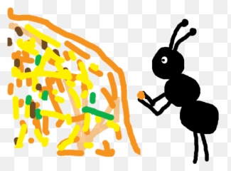 Grasshopper Clipart Ant Grasshopper Ant Transparent Free - Dot Emoji,Ant Emoticon