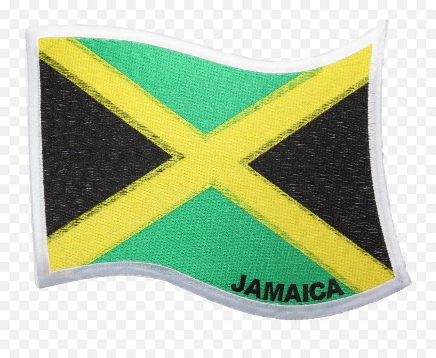 Flag Of Jamaica Embroidered Patchbadge Badges U0026 Patches - Vertical Emoji,Pez Emoji Candy Dispensers