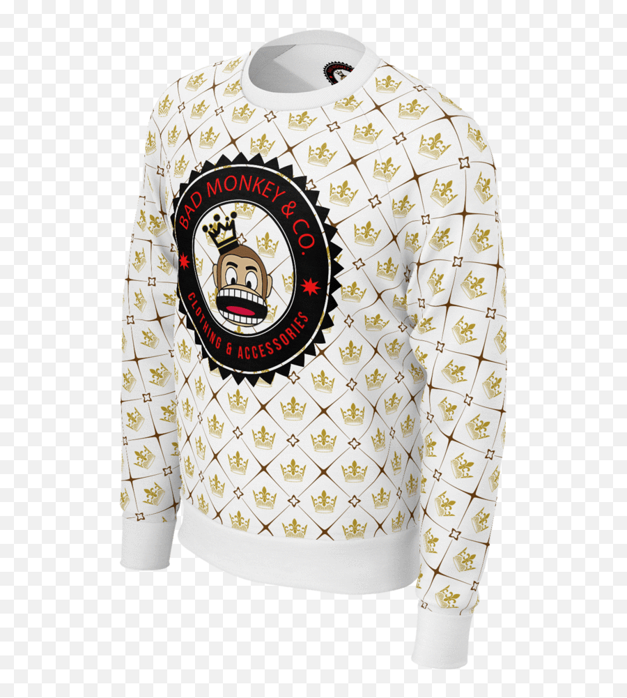 Royal Sweatshirt - Long Sleeve Emoji,Monkey Emoji Hoodie