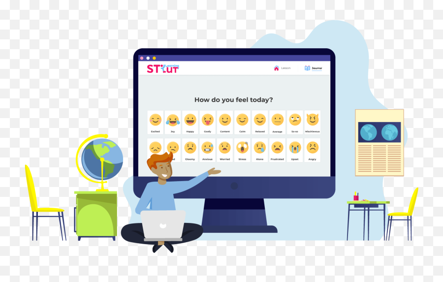 Eq Smart Edtech - Smart Device Emoji,Emotions Toolbar