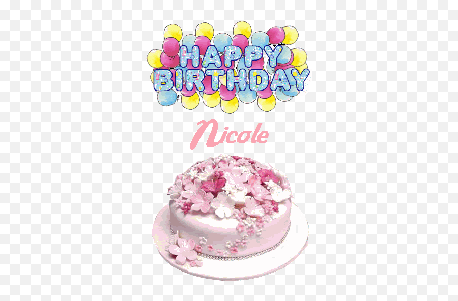 Image Result For Happy Birthday Nicole - Happy Birthday Nicole Emoji,Glam Emoji Birthday Party