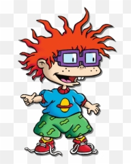 90s Transparent Rugrats Chuckie - Chuckie Finster Clipart Rugrats Baby Shower Invitations Emoji,80s Retro Emoticon