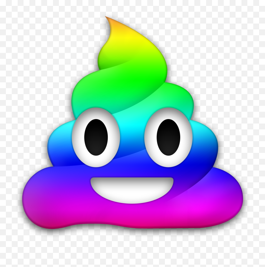 Vector Poop Emoji Png Free Download Png Arts - Rainbow Poop Emoji Png,Free Emoji