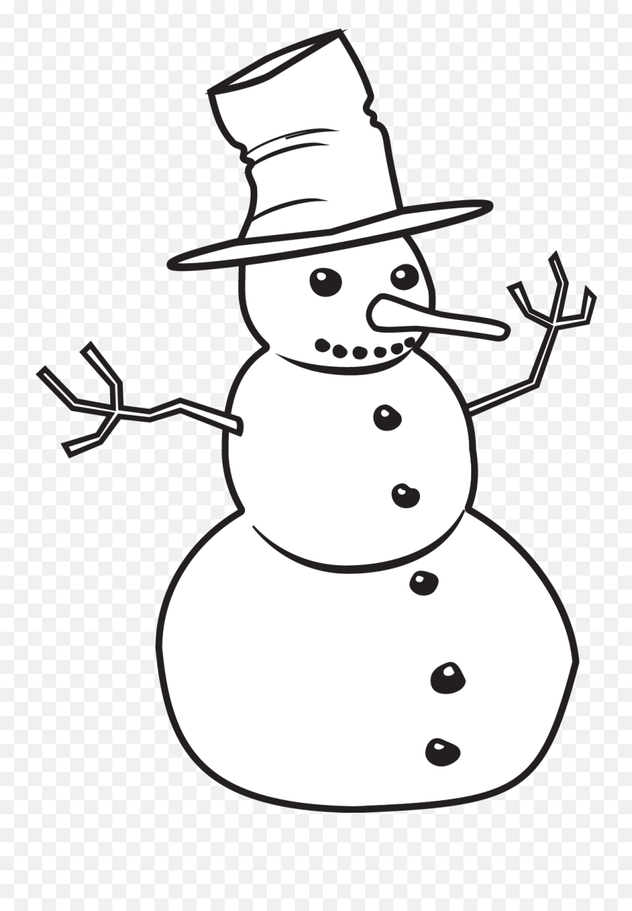 Clip Art Snowman Black Background - Clip Art Library Snowman Clipart Black Background Emoji,Snowman Emotions