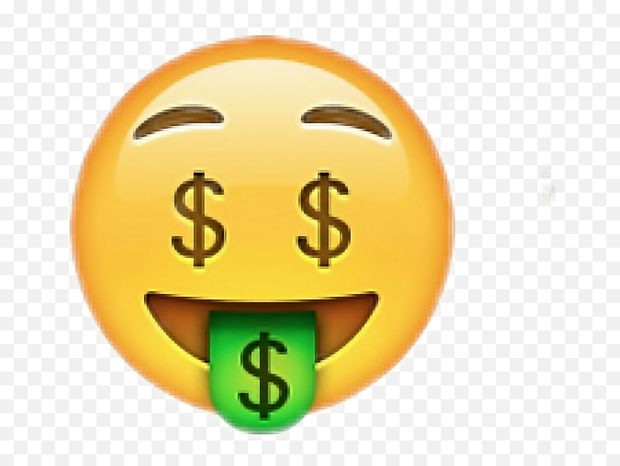 Clipart Money Emoji Clipart Money Emoji Transparent Free - Money Face Emoji Png,Shaka Emoji