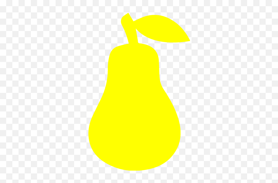 Yellow Pear Icon - Fruit Icon Png White Emoji,Yellow Pear Emoticons
