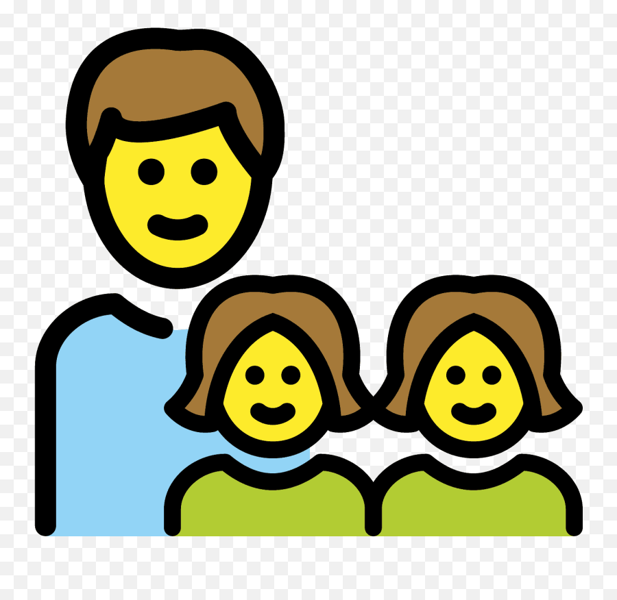 Family Man Girl Boy Emoji Clipart Free Download - Boy,Girls Emoticon