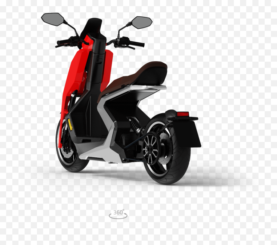 High Performance Electric City Scooter - Stylish Emoji,Emotion Moped Parts