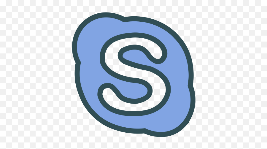 Messenger Social Skype Chat Media Icon - Skype Logo Aesthetic Png Emoji,Skype Flags Emoticons