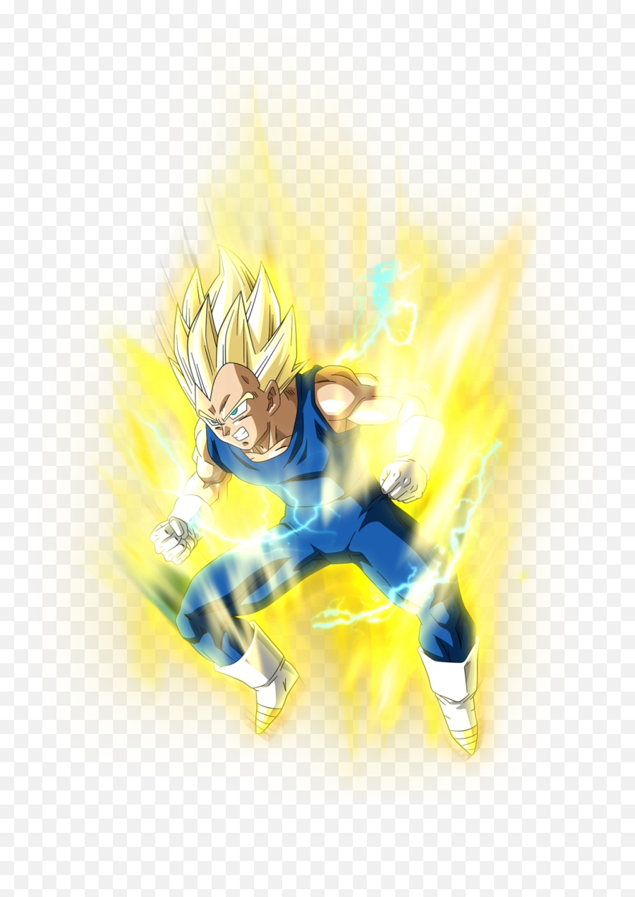 Raitao1 - Majin Vegeta Aura Png Emoji,Super Saiyan 2 Vegeta & Bulma- Outburst Of Emotion