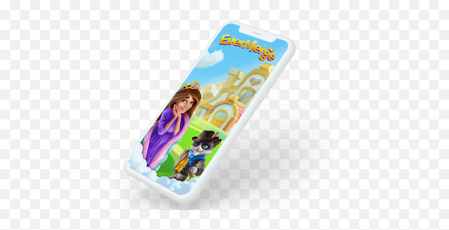 How Big Fish Soft Launched Evermerge With Ironsource And - Evermerge Big Fish Games Ads On Smartphone Emoji,Emojis Used Bt Bigfishgames